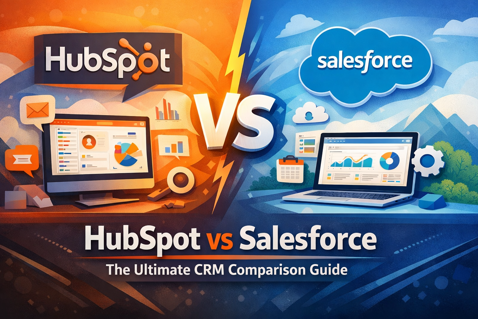 HubSpot vs Salesforce: The Ultimate CRM Comparison Guide