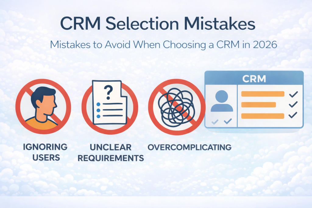 CRM Selection Mistakes